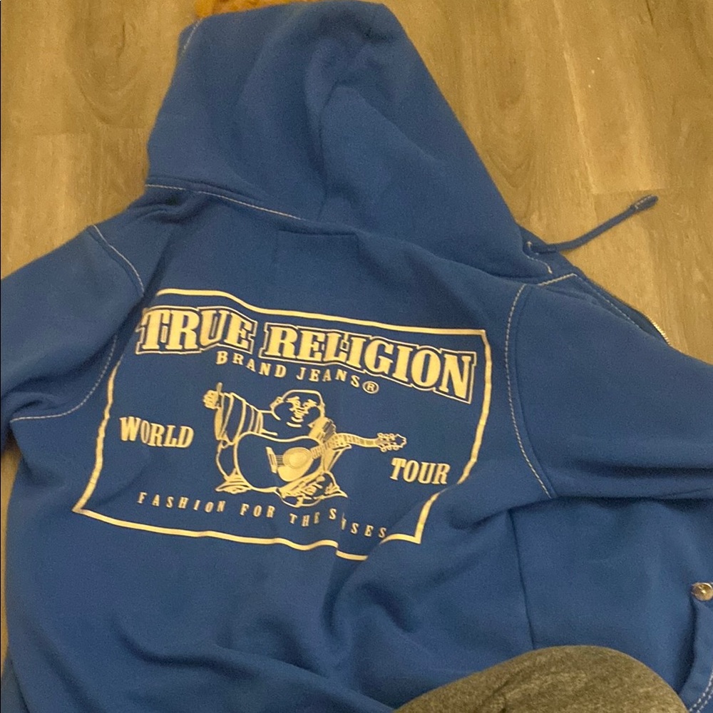 True Religion Blue Hoodie